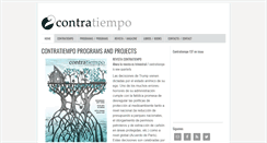 Desktop Screenshot of contratiempo.net